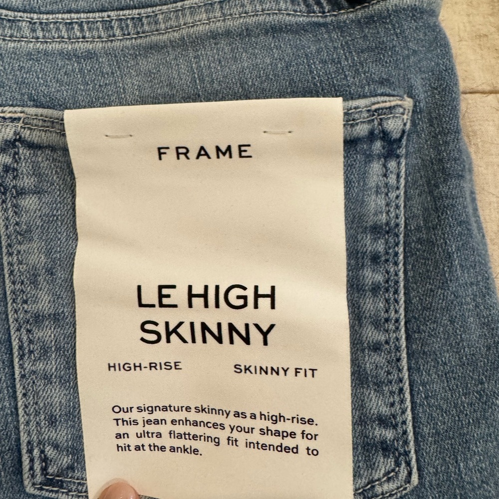 Frame Denim Women's Le High Skinny Jeans - Light Blue